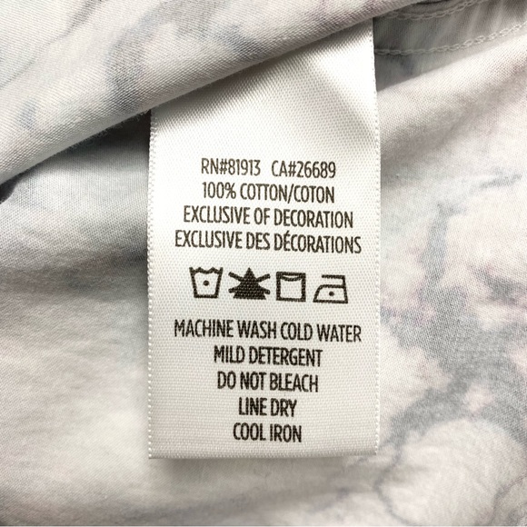 Robert Graham Marble Artwork Print Long Sleeve Button Shirt Classic Fit Size M - Picture 16 of 16